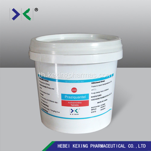 Praziquantel สุนัข Wormer และแท็บเล็ตแมว